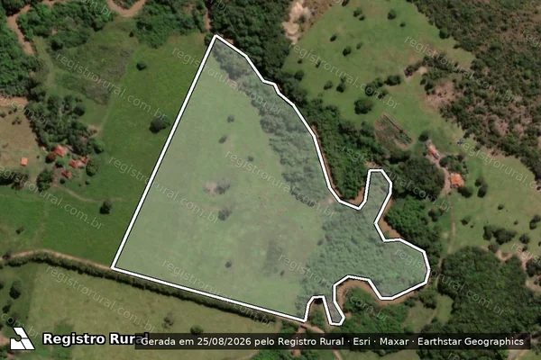 Imagem de satélite de FAZENDA LOBO, DEN. NOSSA SENHORA APARECIDA - Gleba B em Pontalina - GO