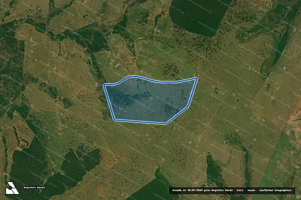Imagem de satélite de Fazenda Triangulo IV, Fazenda Capão Alto Gleba ?B? - FAZENDA SANTA CECILIA PARTE A em Bela Vista - MS