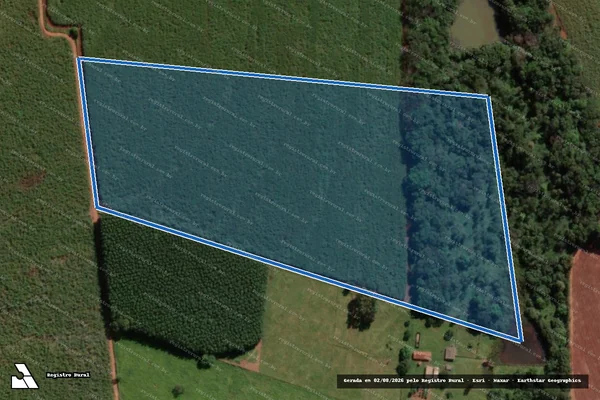 Imagem de satélite de FAZENDA SANTA CRUZ ? GLEBA B - FAZENDA SANTA CRUZ ? GLEBA B em Onda Verde - SP