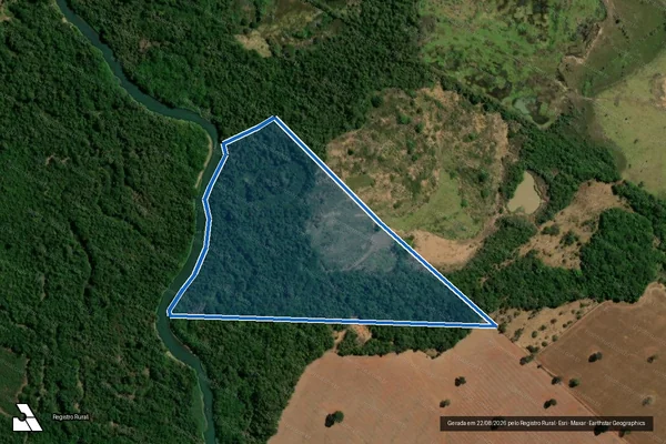 Imagem de satélite de Fazenda Marly - Parte 1 em Varjão - GO