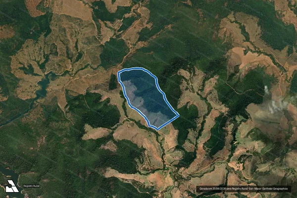 Imagem de satélite de Fazenda Limoeiro  - Parte 2 em Dores de Guanhães - MG