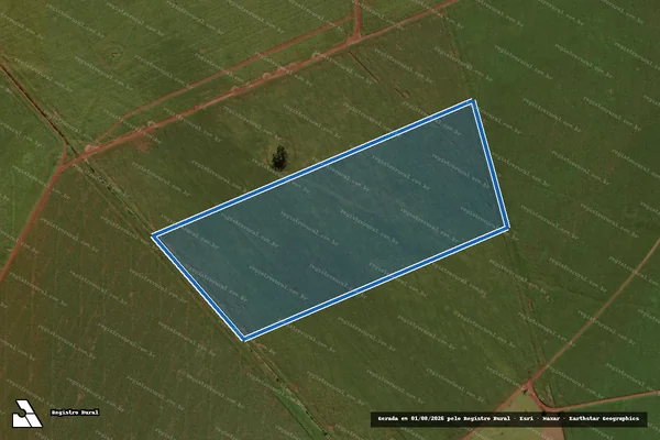 Imagem de satélite de Faz Potreiro Quinhão n° 05 Area "A-2" - PARCELA 01 em Sidrolândia - MS