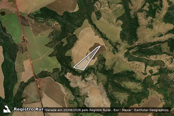 Imagem de satélite de Fazenda Bem Estar - Parte 1 em Pedra Preta - MT