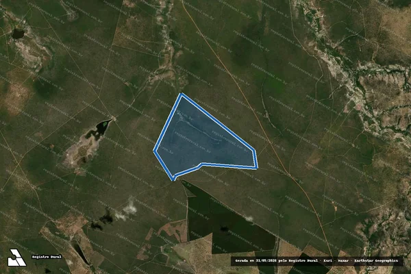 Imagem de satélite de Reserva Legal 04 - Projeto de Assentamento Americana - Parte 1 em Grão Mogol - MG