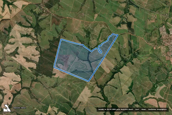 Imagem de satélite de Fazenda Aguapeí  - Gleba B em Valparaíso - SP
