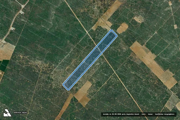 Imagem de satélite de PROJETO DE ASSENTAMENTO BAIXA DO NOVILHO - Lote 6 - Parte 1 em João Câmara - RN