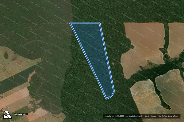 Imagem de satélite de LOTE 237 - LOTE Nº 237 em Tabaporã - MT