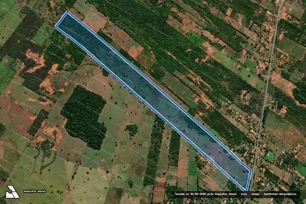 Imagem de satélite de SITIO TAMANDUA  - Parte 1 em Milagres - CE