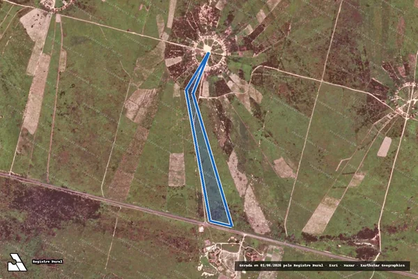 Imagem de satélite de FAZENDA VALE DO GURGUÉIA/CAJUNORTE - Célula P - Lote 08 em Canto do Buriti - PI