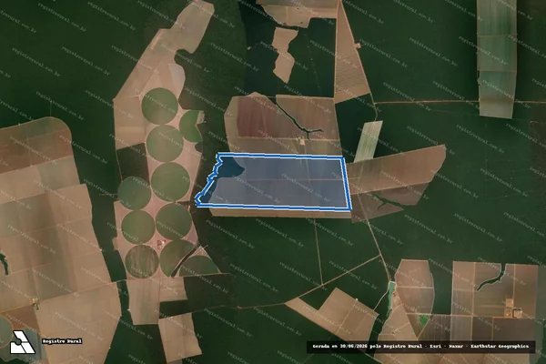 Imagem de satélite de FAZENDA SANTA GEMMA II em Nova Ubiratã - MT
