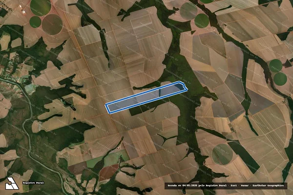 Imagem de satélite de FAZENDA SANTA CRISTINA - Parte 1 em Sorriso - MT