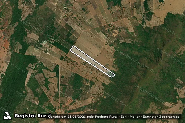 Imagem de satélite de GLEBA RESISTENCIA ? DESMEMBRAMENTO - Lote-89 em Santo Antônio de Leverger - MT