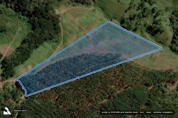 Imagem de satélite de Fazenda Taquara - . em Bocaina do Sul - SC