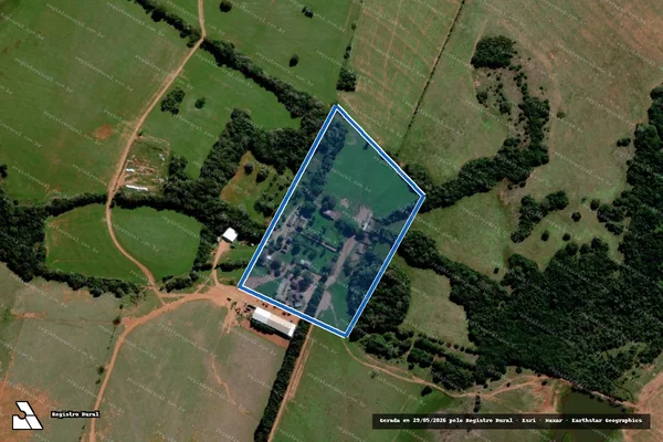 Imagem de satélite de FAZENDA BOA VISTA - PARCELA 8 em Alegrete - RS