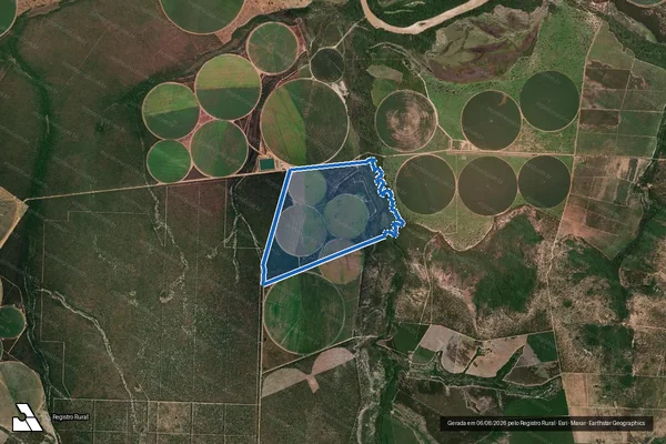 Imagem de satélite de FAZENDA BURITIS, LUGAR DENOMINADO SANTA CECILIA - Parte 1 em João Pinheiro - MG