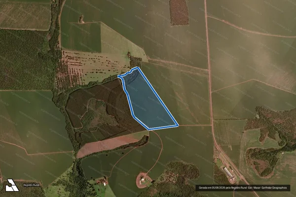 Imagem de satélite de FAZENDA ONÇA - Gleba 1 em Jataí - GO
