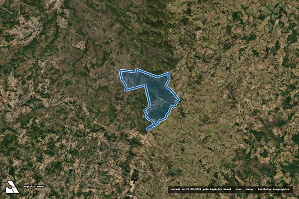 Imagem de satélite de FAZENDA SERRANA BELA / Parte 5 - GLEBA-05 em Araguapaz - GO