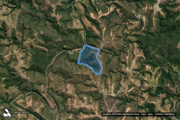 Imagem de satélite de FAZENDA FRAGATA OU NAU DE GUERRA - Parte 3 em Quartel Geral - MG
