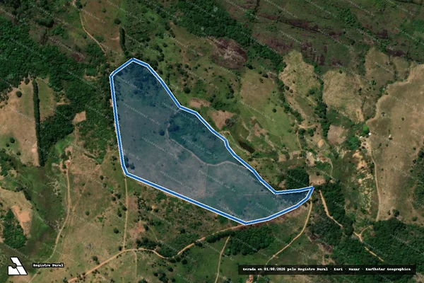 Imagem de satélite de Fazenda Bela Vista - Córrego da Fumaça / Parte 01 - Parte 13 em Catuji - MG