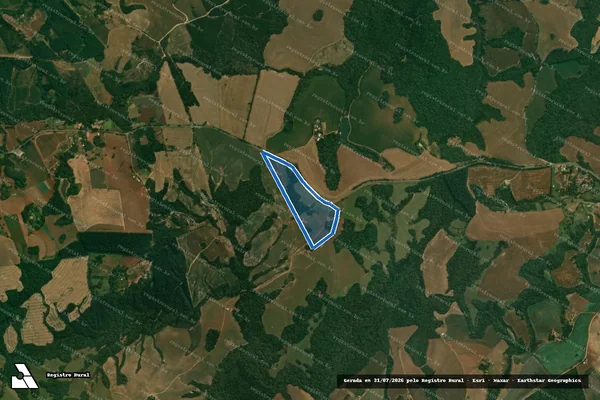 Imagem de satélite de Fazenda Barra Mansa - Parte A em Reserva - PR