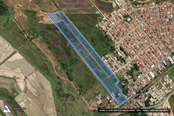 Imagem de satélite de Sítio Bom Retiro - SÍTIO BOM RETIRO em Cachoeira Paulista - SP