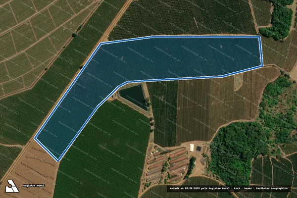 Imagem de satélite de FAZENDA LENHEIROS-CÓRREGO LENHEIROS - Parte 1 em Carmo do Paranaíba - MG