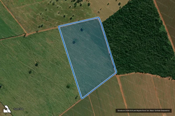 Imagem de satélite de Fazenda Ponte Quebrada Sedinha - GLEBA 01 em São Francisco de Sales - MG