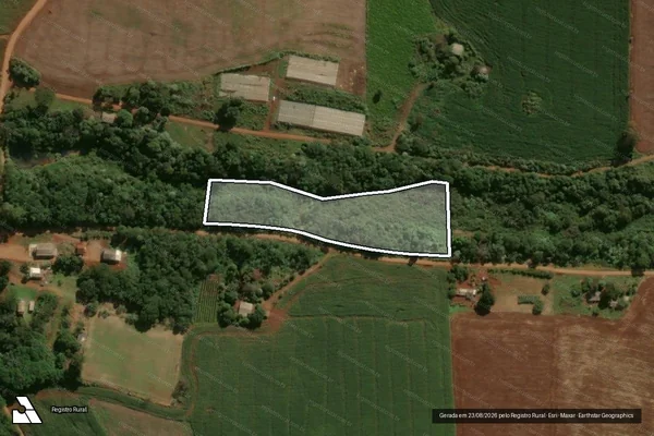 Imagem de satélite de Lote 17 ? PA 8 de Abril - Lote 17-2 em Jardim Alegre - PR