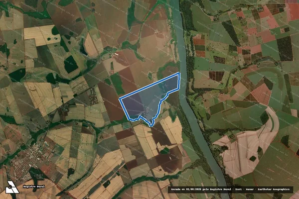 Imagem de satélite de Fazenda Marambaia - PARTE 1 em Orindiúva - SP