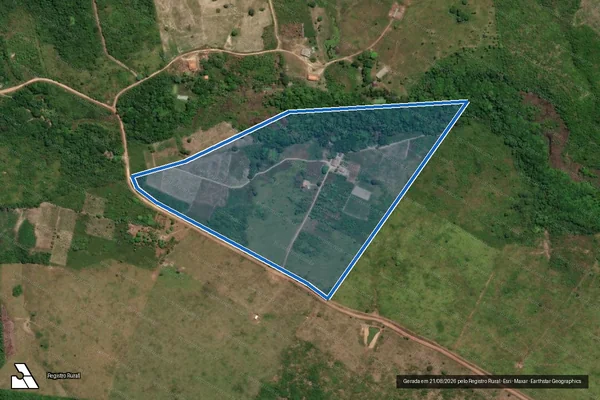 Imagem de satélite de SITIO SÃO JOSÉ   - Parte 1 em Nova Esperança do Piriá - PA