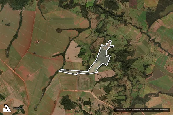 Imagem de satélite de FAZENDA SÃO FRANCISCO II em Doverlândia - GO