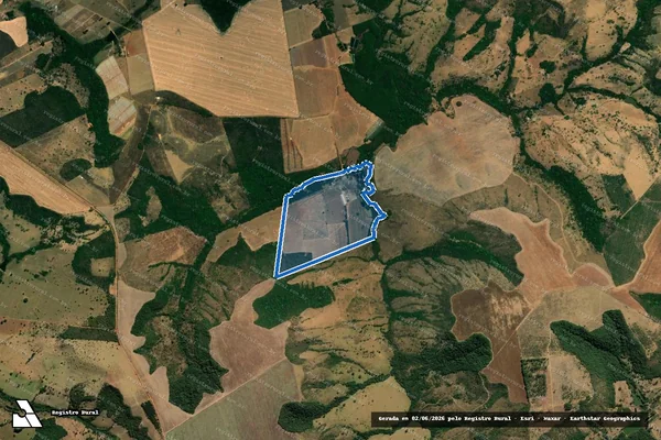 Imagem de satélite de Fazenda Congonha dos Alves - 001 em Corumbá de Goiás - GO