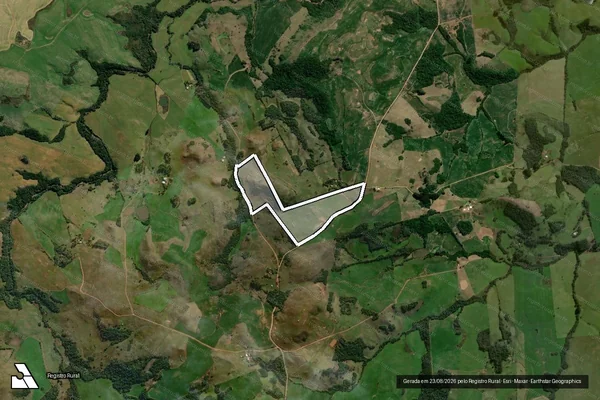 Imagem de satélite de Sem denominação - Parcela 1 em Pinhal Grande - RS