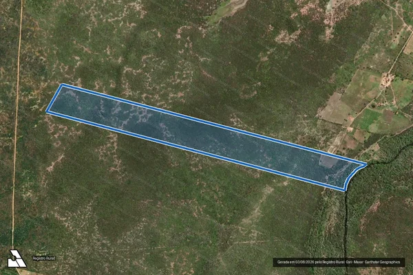 Imagem de satélite de Fazenda Lages - PARCELA 01 em Mossoró - RN