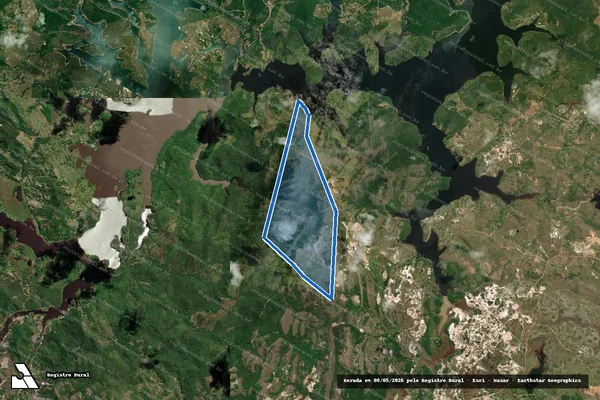 Imagem de satélite de Fazenda Santa Clara em Mata de São João - BA