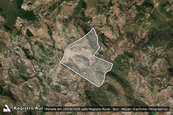 Imagem de satélite de LAGE BONITA OU CUBICULO ? FAZENDA BURACOS - LAGE BONITA OU CUBICULO ? FAZENDA BURACOS em Salinas - MG