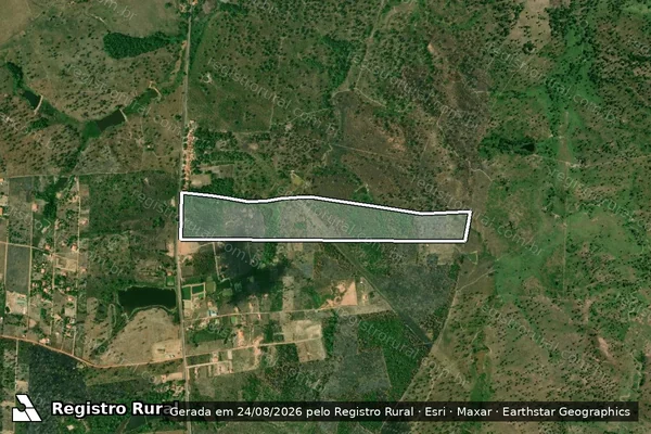 Imagem de satélite de Fazenda São Francisco  - Fazenda São Francisco I em Paulo Ramos - MA