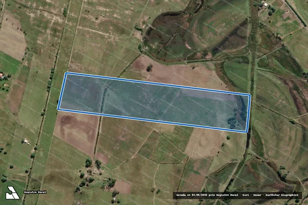 Imagem de satélite de Fazenda Pau Grande - Gleba 04 em Campos dos Goytacazes - RJ