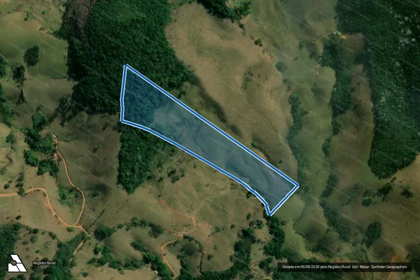 Imagem de satélite de Sitio Boa Vista - Parcela 1 em Oliveira Fortes - MG