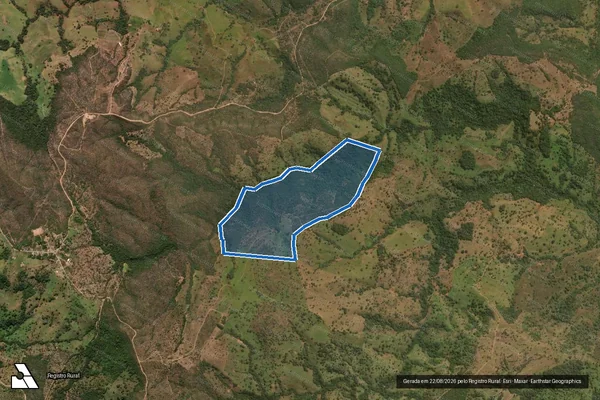 Imagem de satélite de FAZENDA SANTANA, MACHAMBOMBO OU PASSA TRÊS - Parcela 1 em Uruaçu - GO