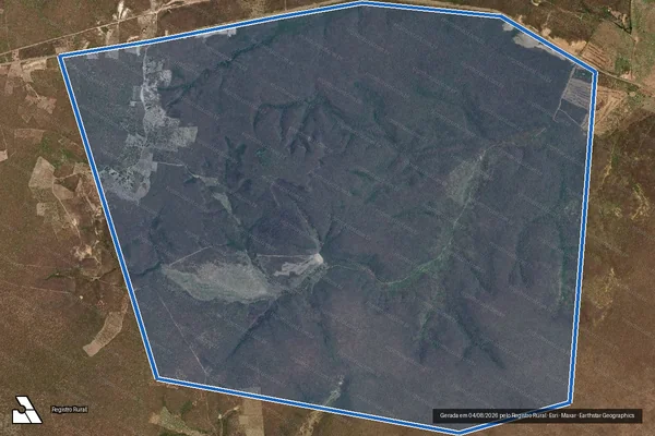 Imagem de satélite de FAZENDA GUARIBAS - Parte 1 em Caracol - PI
