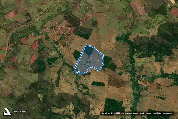 Imagem de satélite de Fazenda Iporê - Parte 1 em Trindade - GO