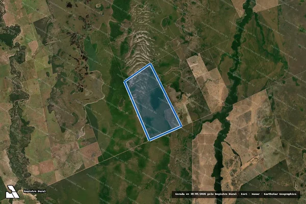 Imagem de satélite de Fazenda Santa Gertrudes - Parcela C em Araguaiana - MT