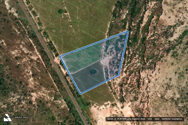 Imagem de satélite de Fazenda Corrego do Cavalo - PARCELA 02 em Abadia dos Dourados - MG