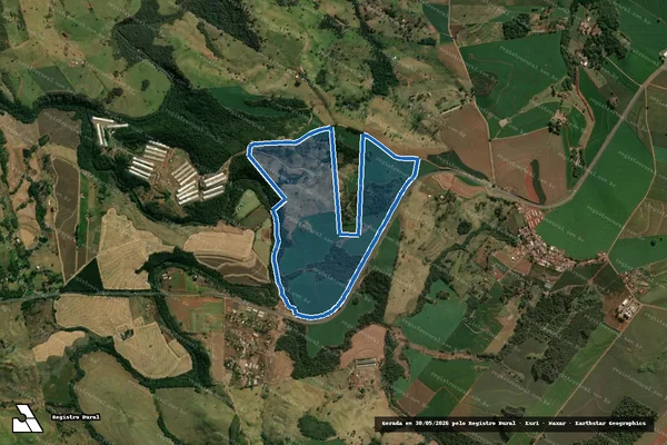 Imagem de satélite de LOTE Nº 11-C-REM - Parcela de Unificação em Apucarana - PR