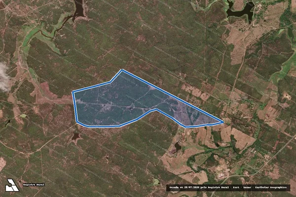 Imagem de satélite de FAZENDA REALEZA - Parte 1 em Quixeramobim - CE