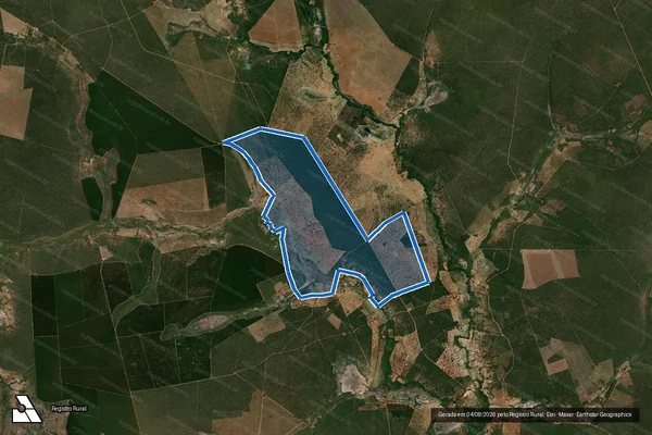 Imagem de satélite de FAZENDA CANIVETE - Parte 1 em Grão Mogol - MG
