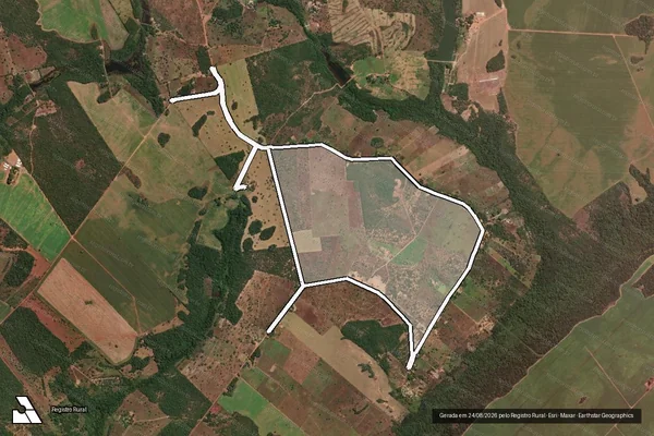 Imagem de satélite de Remanescente Reassentamento Flor da Serra - Parte 1 em Porto Nacional - TO