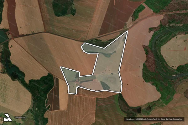 Imagem de satélite de FAZENDA REATA  - GLEBA 4 em Turvelândia - GO