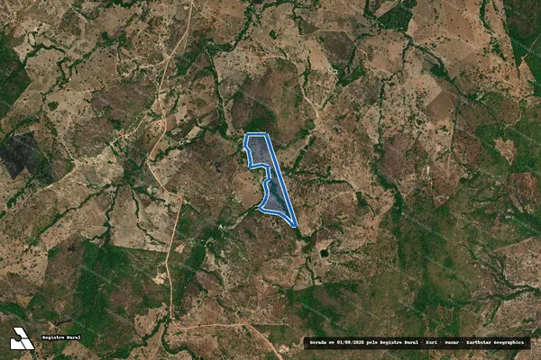 Imagem de satélite de FAZENDA CANA BRAVA - GLEBA 2A em Crixás - GO